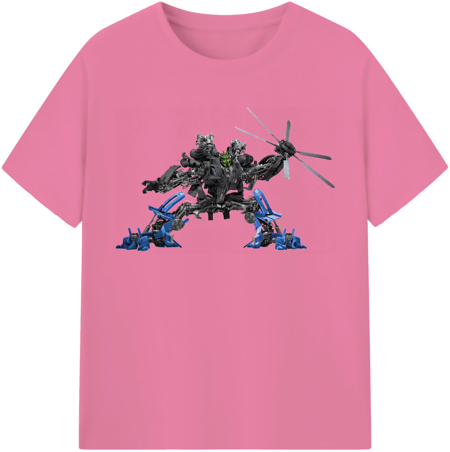（画像用） Transformers トランスフォーマー 綿100％半袖Tシャツ（フロントプリント）